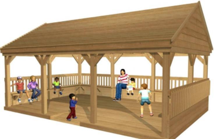 The PSA are currently fundraising for an outdoor classroom structure similar to this.